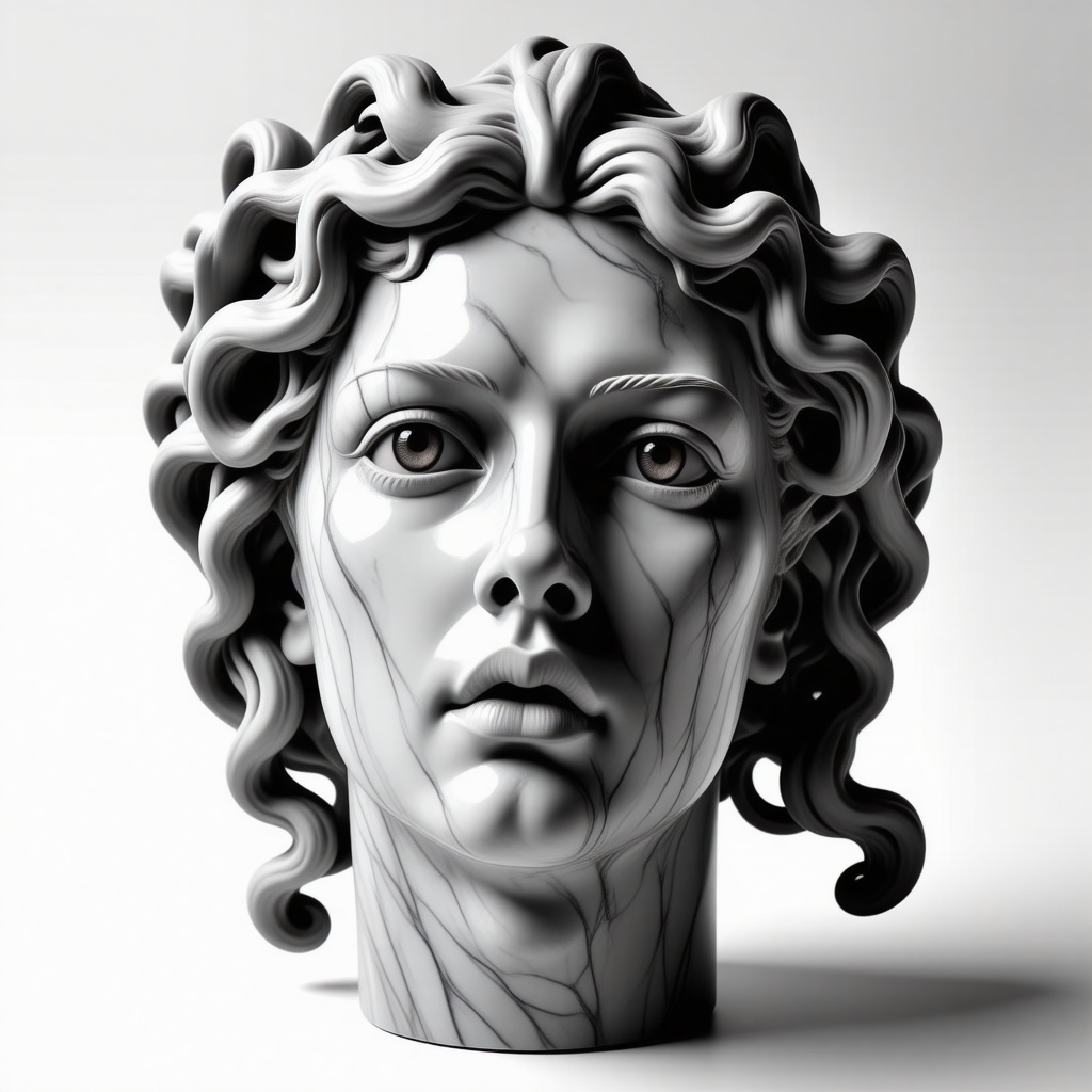marble medusa statue