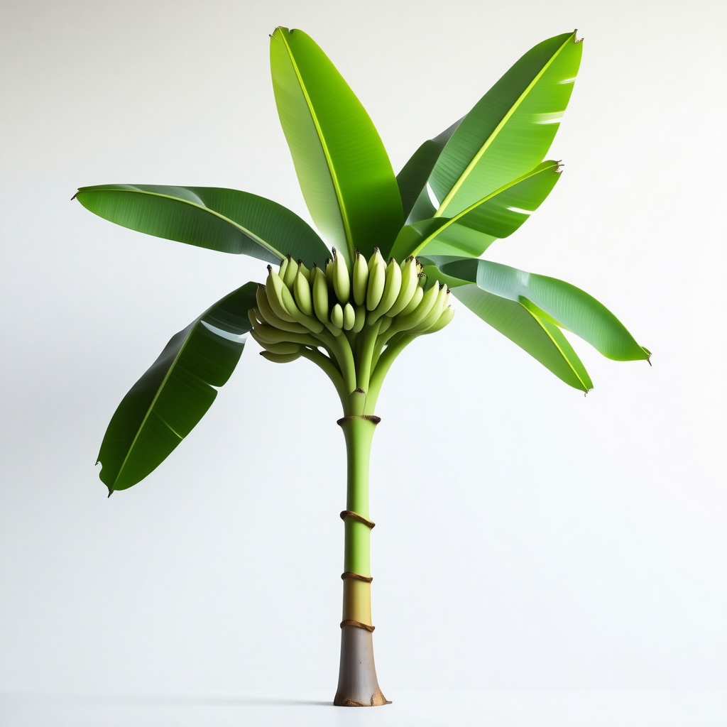 banana tree with bananas on it