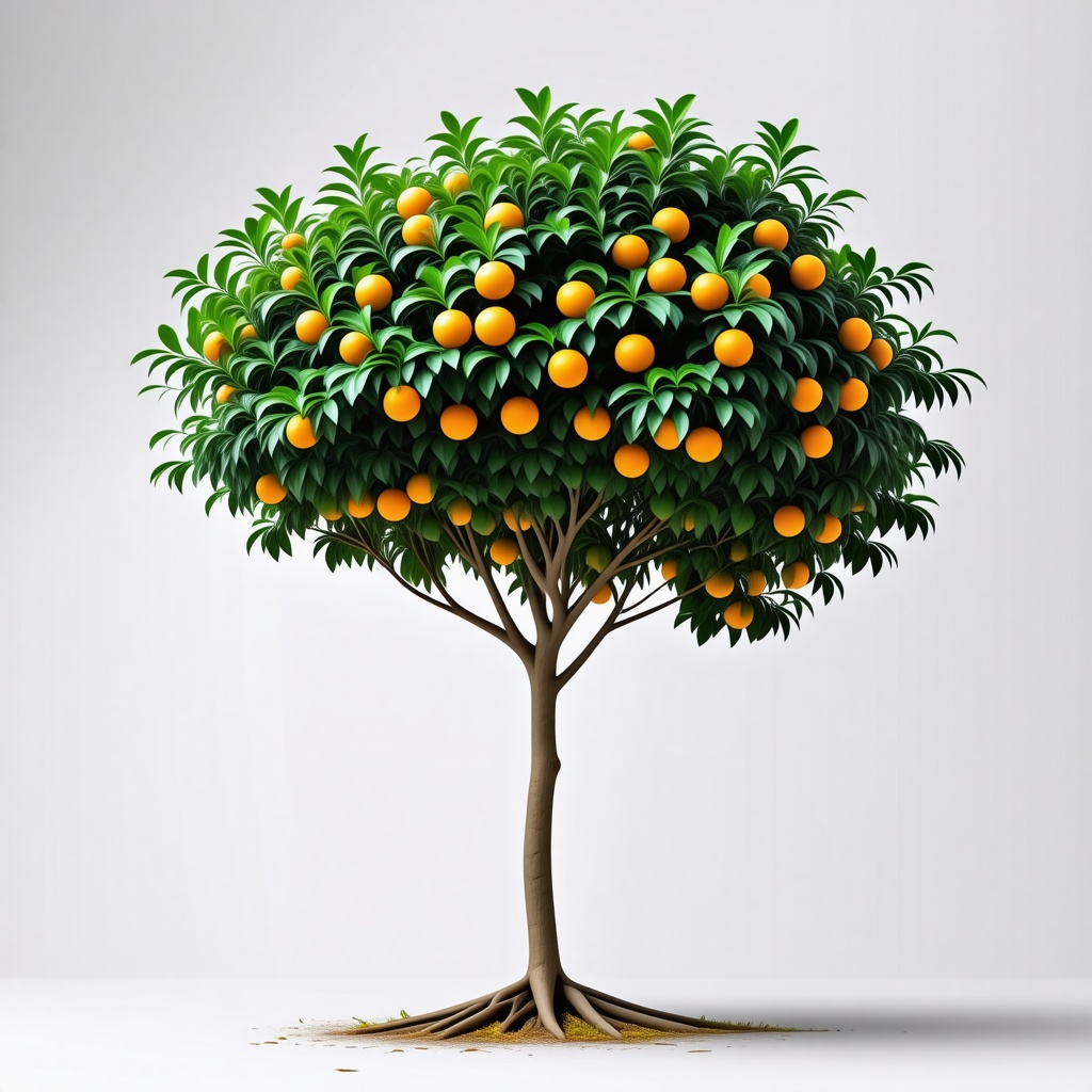 orange fruit  tree