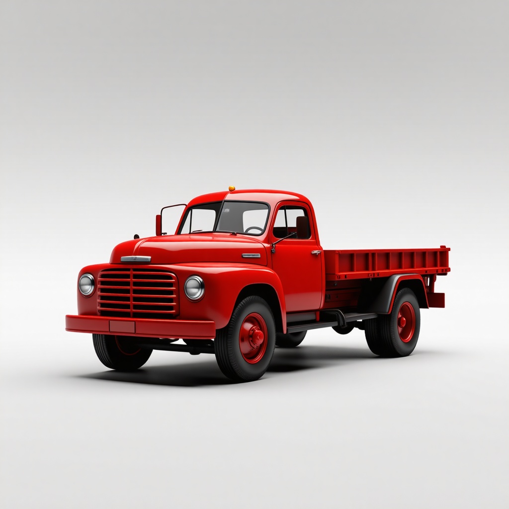 a red truck