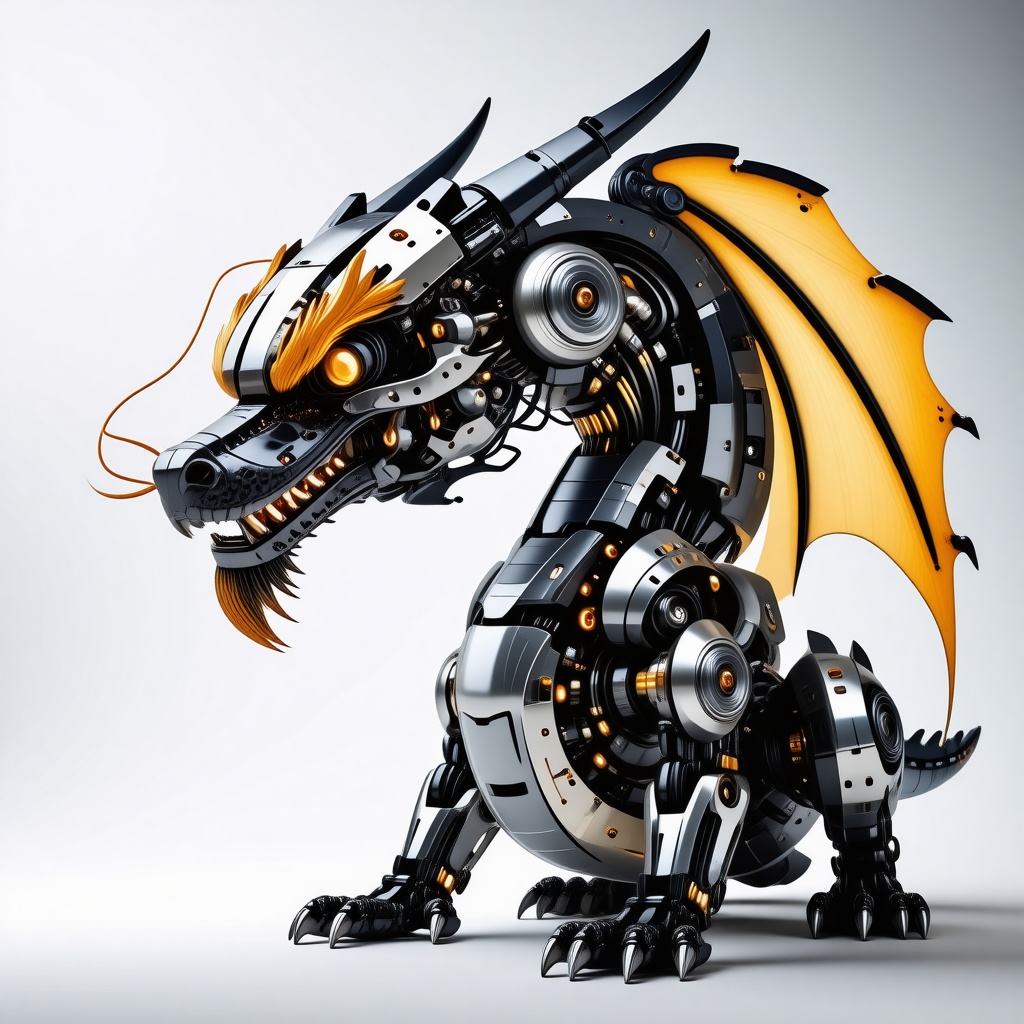 A really cool robot dragon