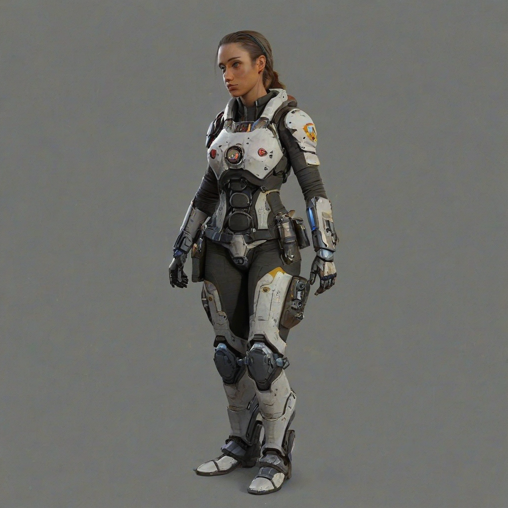 female mech pilot