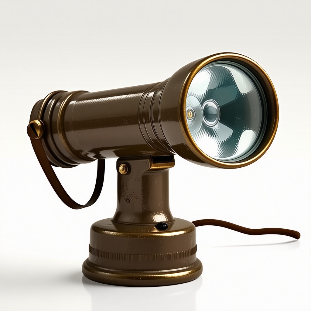 An old school flashlight from the 1930s