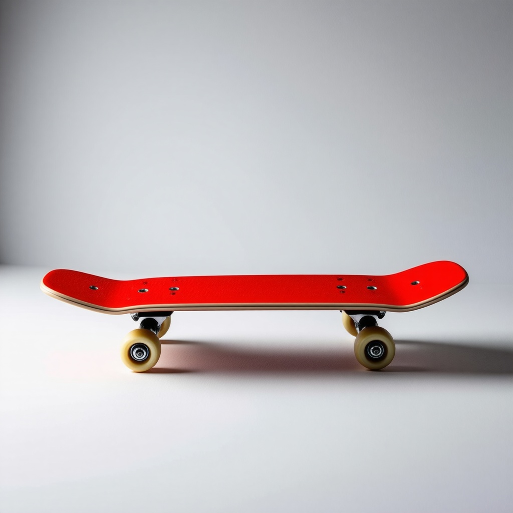 red skateboard