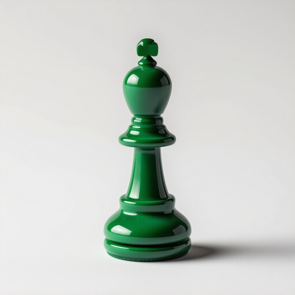 green pawn chess piece