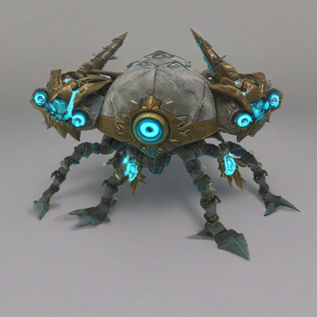 Zelda boss, bright lighting, on a plain white background, even lighting