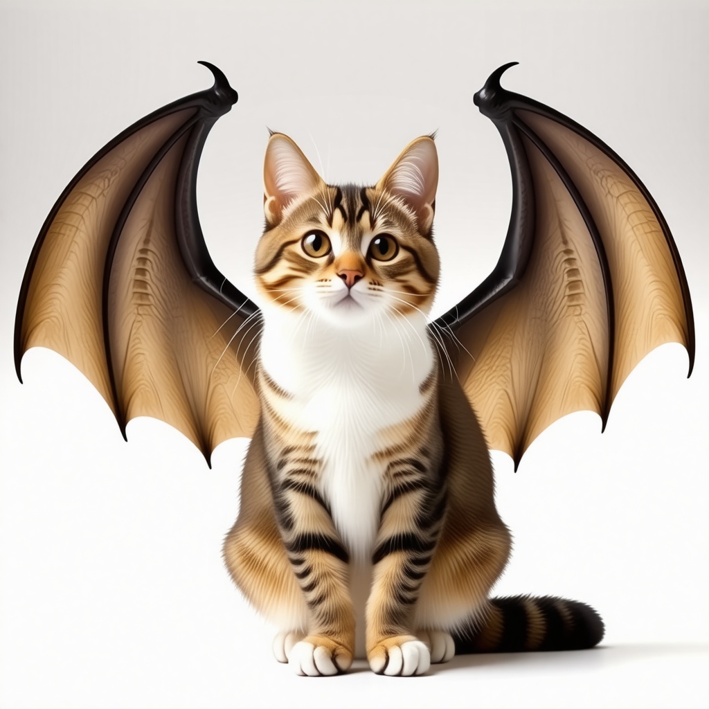 cat with dragon wings