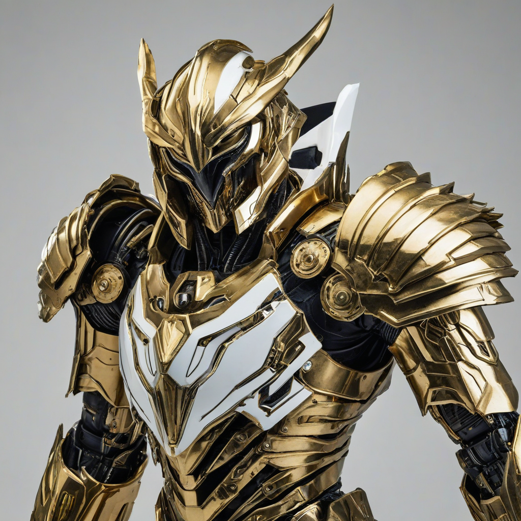 Gold, sharp edges, jagged lines, armor shoulder pads, no humans, animals, robots, in the image, on a plain white background, even lighting