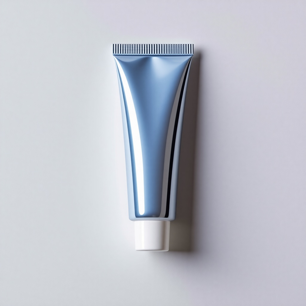 metal tube of toothpaste