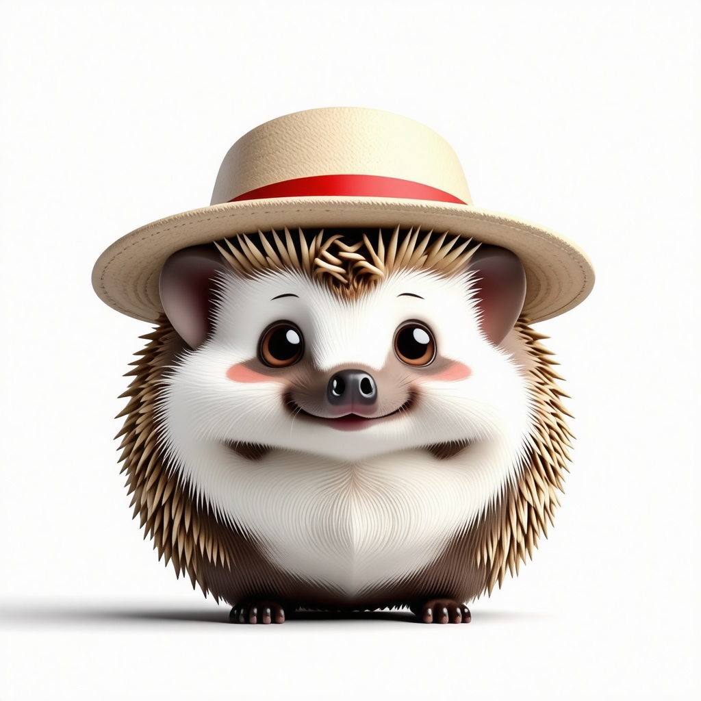 cartoon hedgehog wearing a hat