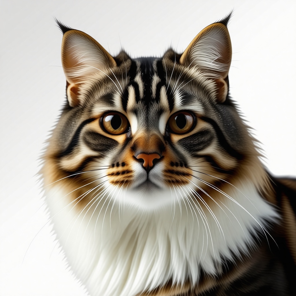 Large cat with fur that looks like a galaxy