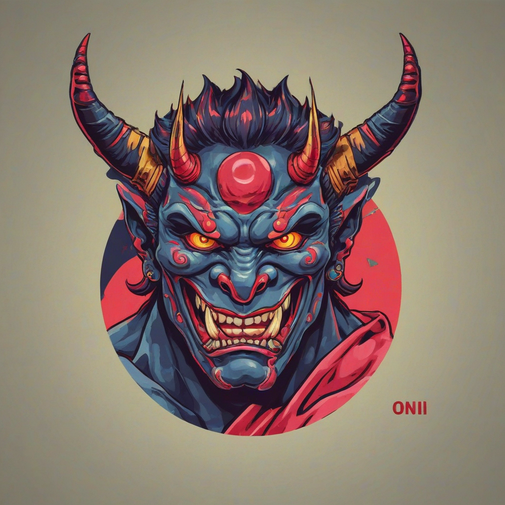 pop art style Oni