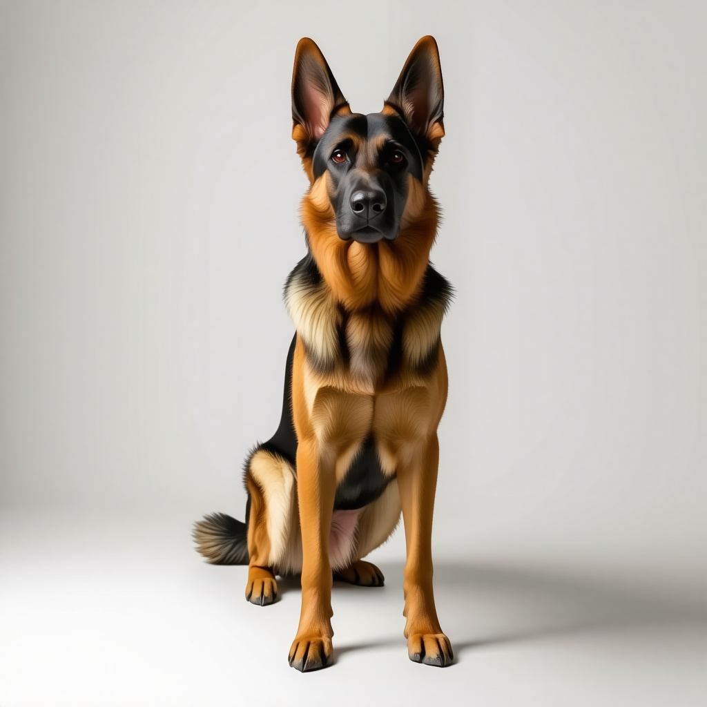 German shepherd full body