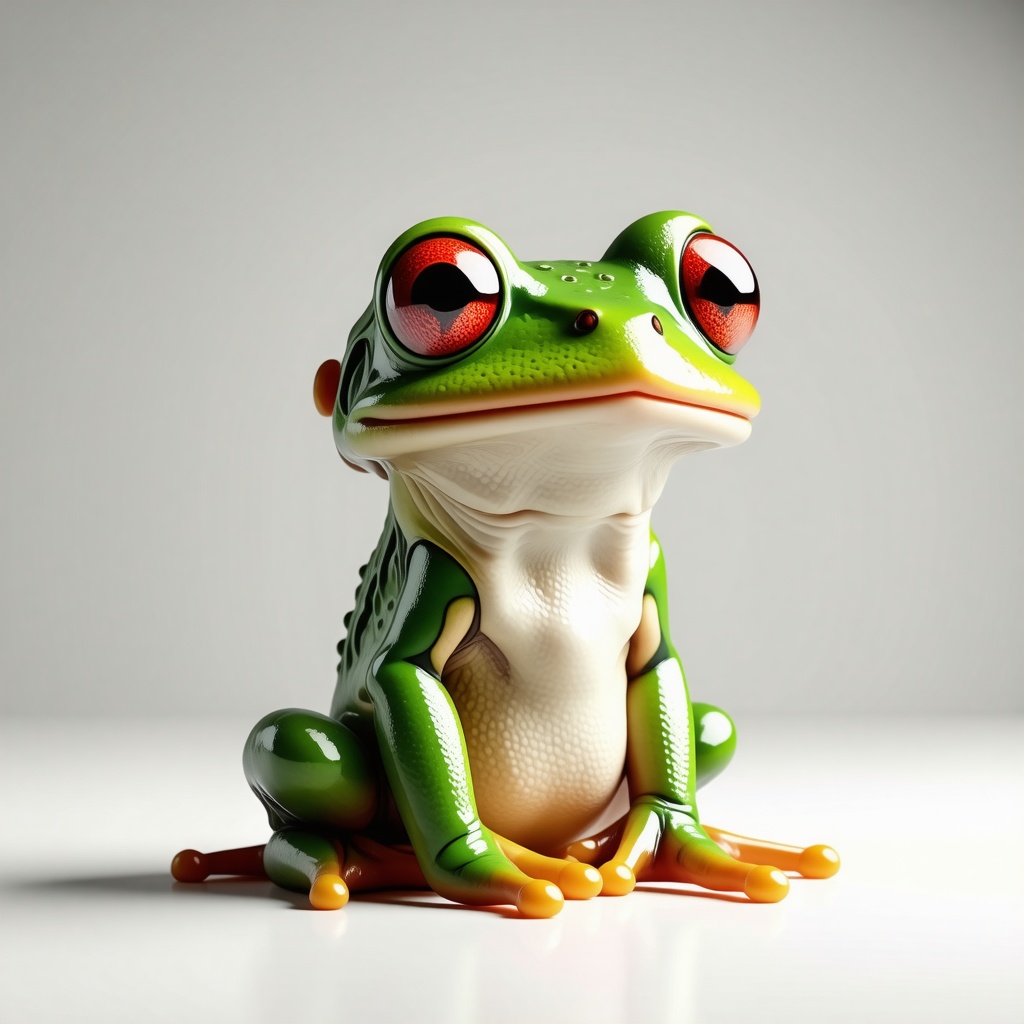 Jeffrey the cartoon frog