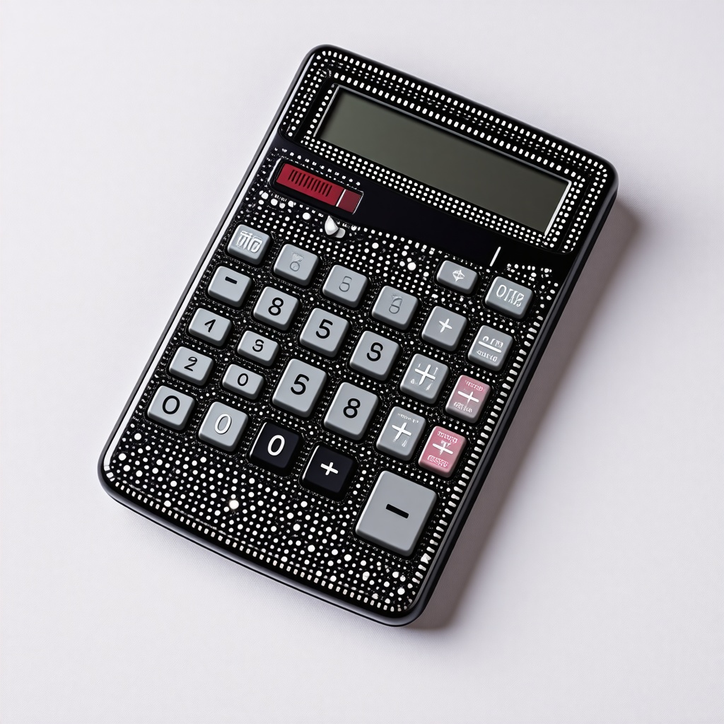 A bedazzled calculator