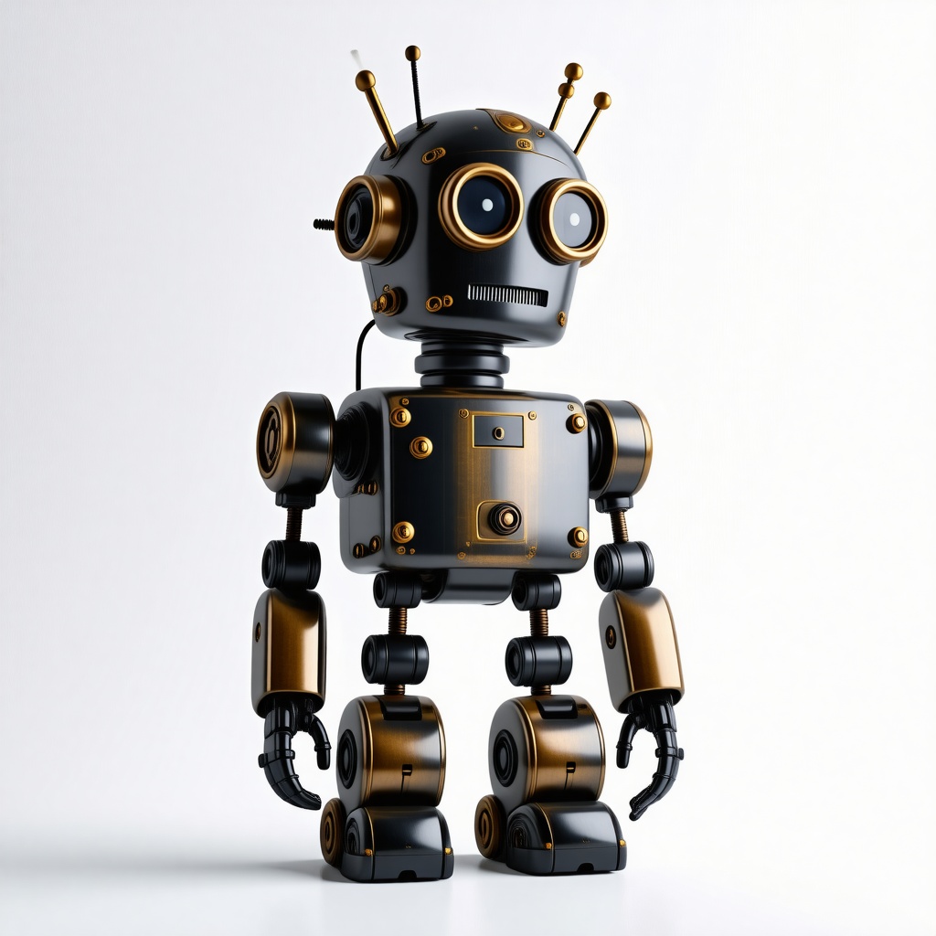 A steampunk style robot