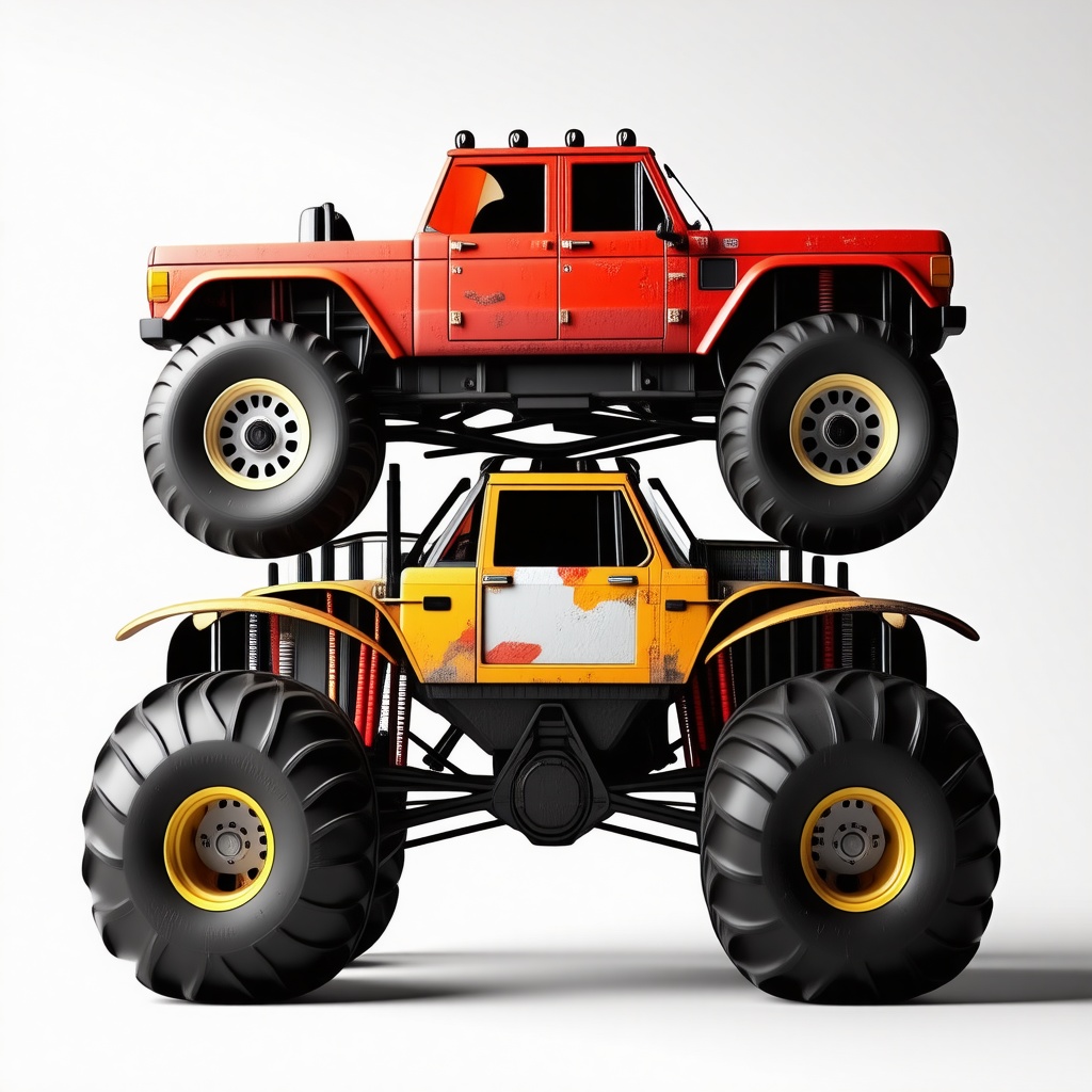 monster truck with roll cage