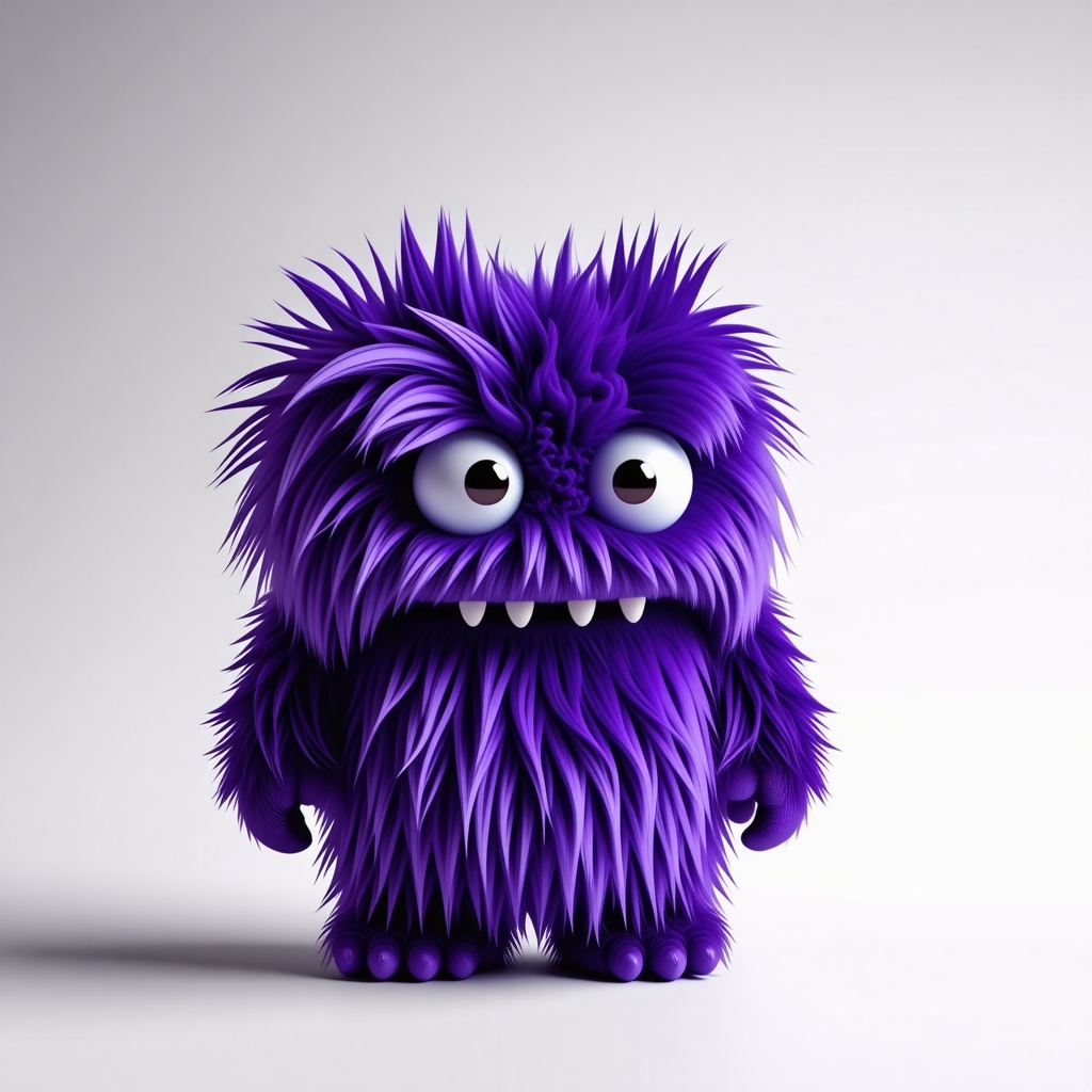 furry purple monster