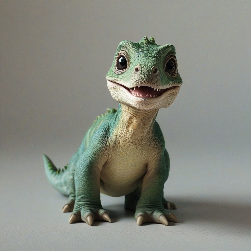 A cute baby dinosaur