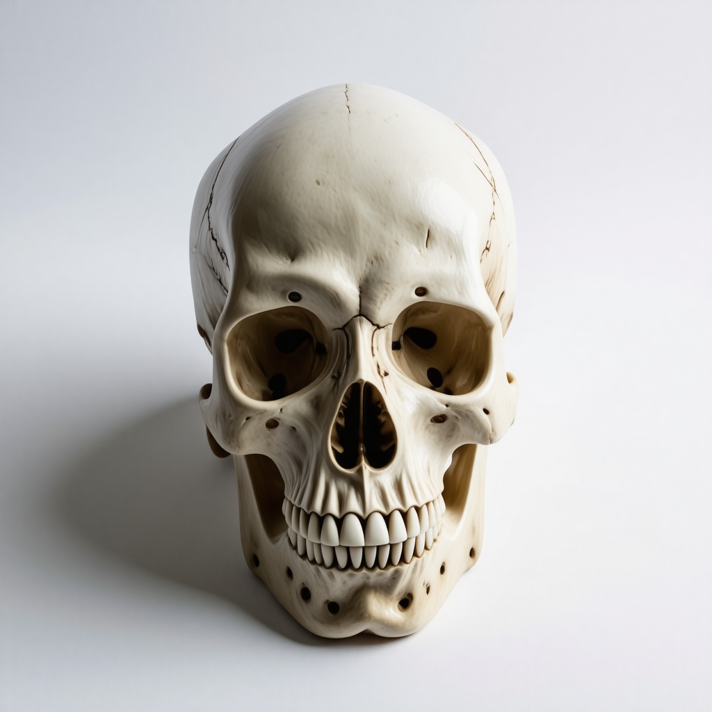 A human skull