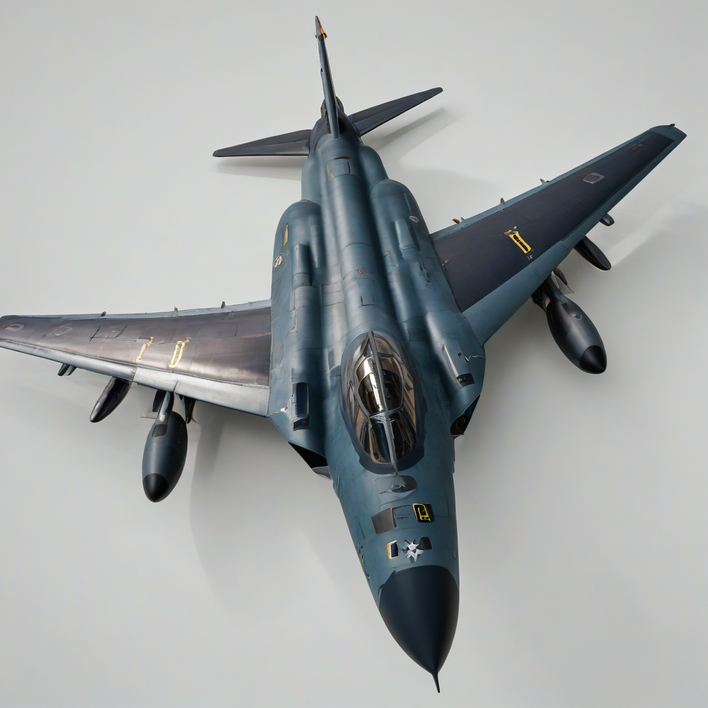 B12 bomber plane, military colors, on a plain white background, even lighting