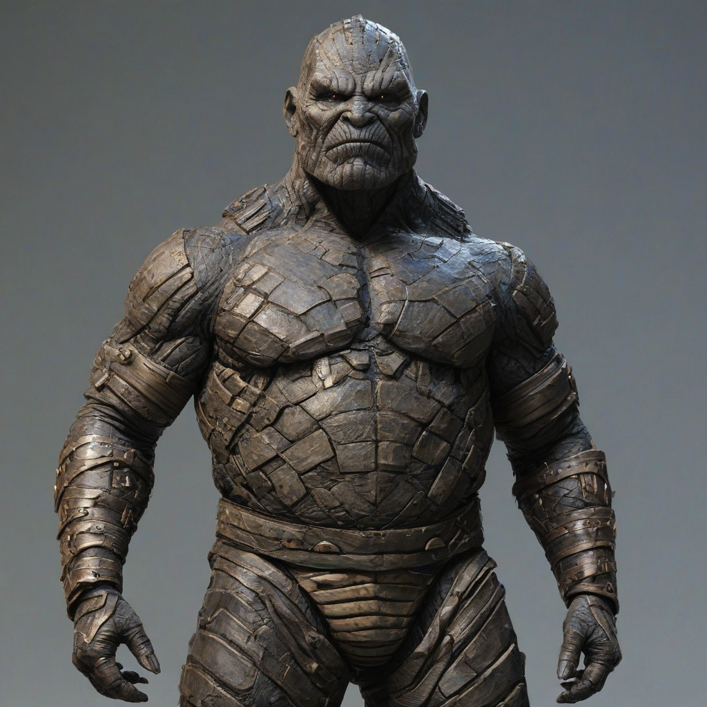 full body view of Korg from Marvel