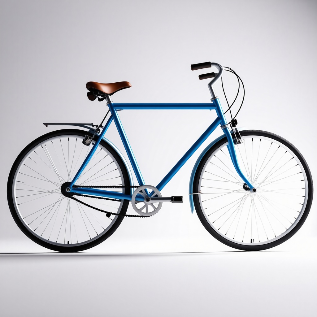 blue bicycle