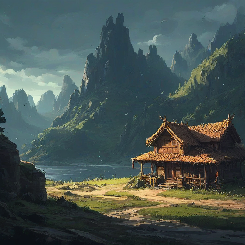 Andreas Rocha style scene