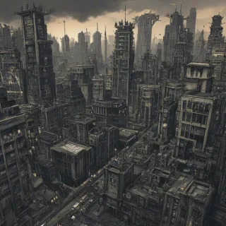 Necropunk city