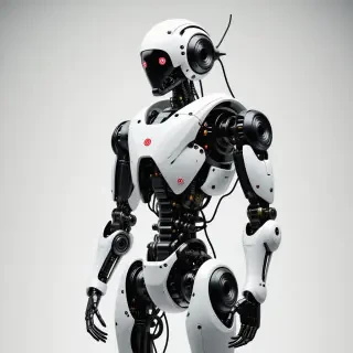 A really cool robot with a longer torso and no wings