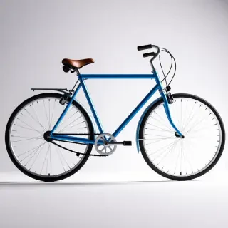 blue bicycle