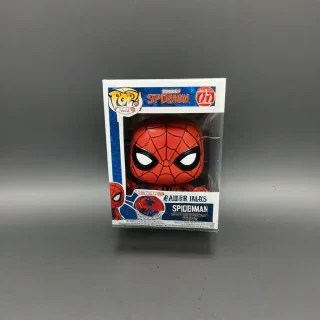 A funko pop of spiderman