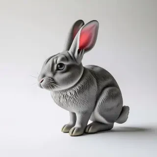 concrete rabbit