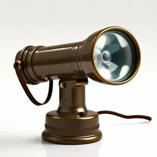 An old school flashlight from the 1930s