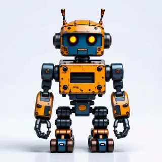 toy robot with short arms
