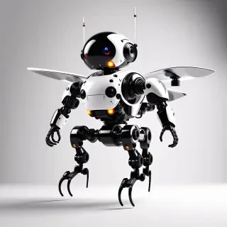 cool flying robot