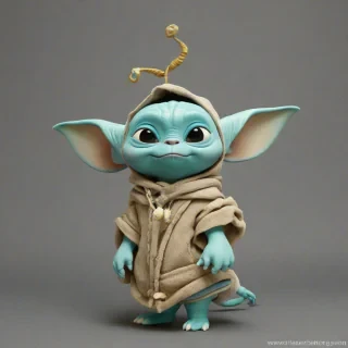 Disney style of Grogu