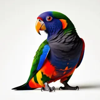 rainbow lorikeet bird