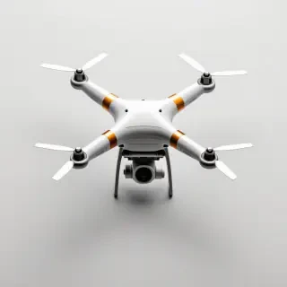 White DJI Drone