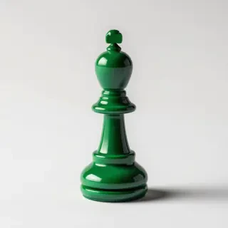 green pawn chess piece