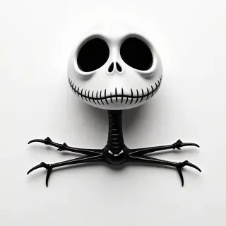 Jack Skellington skull