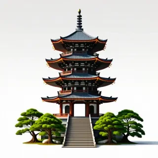 japanese pagoda