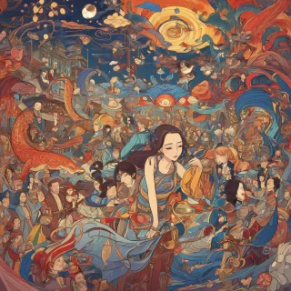 Jian Guo style art scene