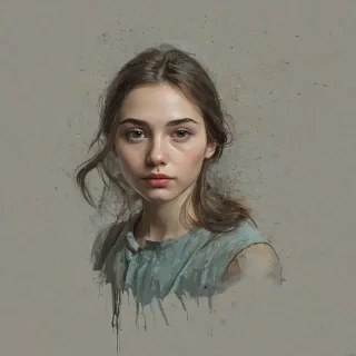 painterly style digital art