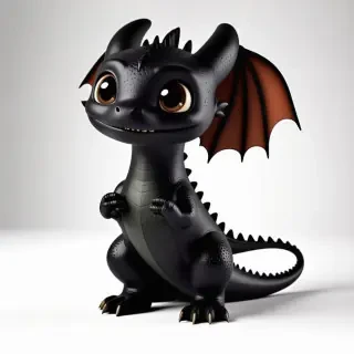 Toothless the cartoon dragon