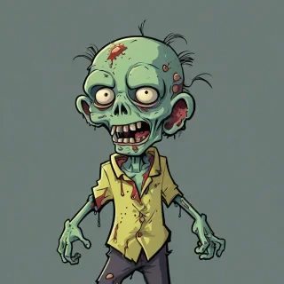 Cartoon zombie