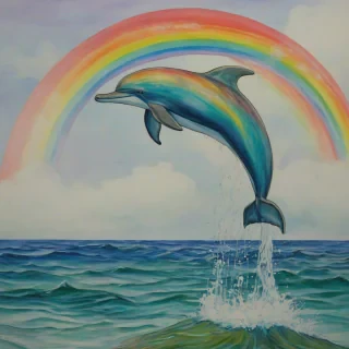 Rainbow dolphin
