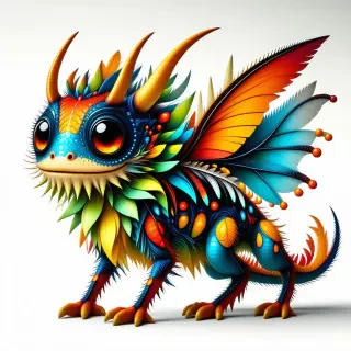 Colorful Fantastical creature