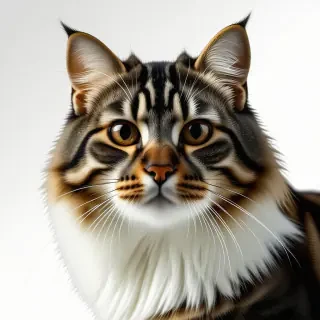 Large cat with fur that looks like a galaxy