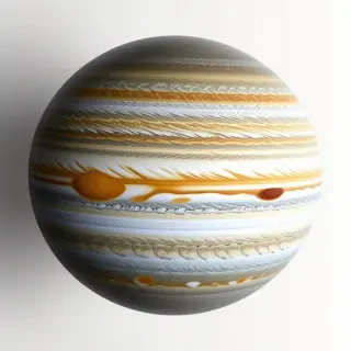 The planet Jupiter with it's rings